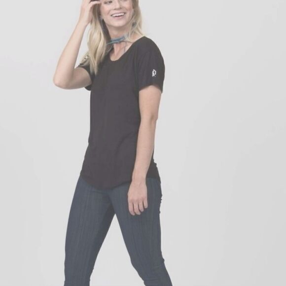 NWT Agnes & Dora Melrose Hi-Lo Top Charcoal - Picture 1 of 4